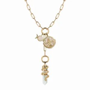 Witch Goddess Charm Lariat